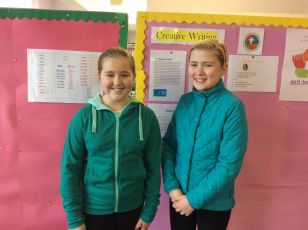 Molly and Maria's success in Youth Speak Competition 