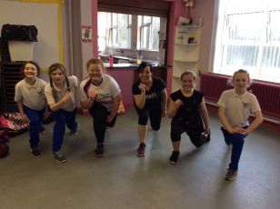P5, 6 &7 Girls enjoyed 10 weeks Fitness through our Extended Schools Programme