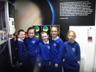 Key Stage 2 pupils went to Armagh Planetarium